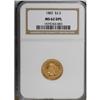 Image 3 : 1882 $2 1/2 MS62 Prooflike NGC