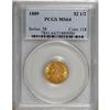 Image 1 : 1889 $2 1/2 MS64 PCGS