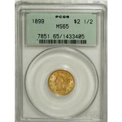 1899 $2 1/2 MS65 PCGS