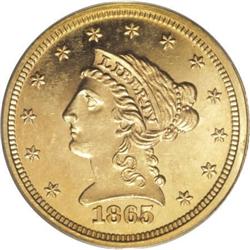 1865 $2 1/2 PR63 Deep Cameo PCGS