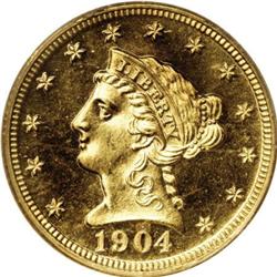 1904 $2 1/2 PR64 PCGS