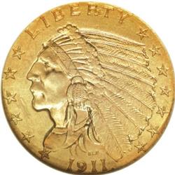 1911-D--Scratched, Cleaned--ANACS. AU58 Details