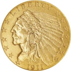 1911-D $2 1/2 MS62 NGC