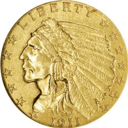 1911-D $2 1/2 MS62 NGC