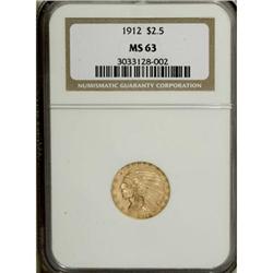 1912 $2 1/2 MS63 NGC