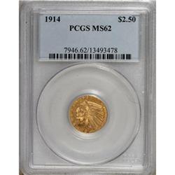 1914 $2 1/2 MS62 PCGS