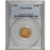 Image 1 : 1914 $2 1/2 MS62 PCGS