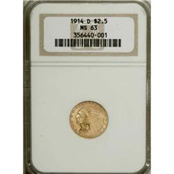 1914-D $2 1/2 MS63 NGC
