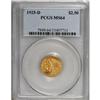 Image 1 : 1925-D $2 1/2 MS64 PCGS