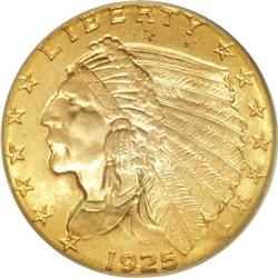 1925-D $2 1/2 MS65 PCGS