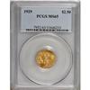 Image 3 : 1929 $2 1/2 MS65 PCGS