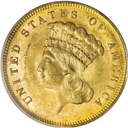 1862 $3 MS63 PCGS