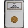 Image 3 : 1864 $3 MS62 NGC