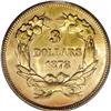 Image 2 : 1878 $3 MS62 PCGS
