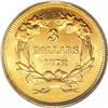 Image 2 : 1878 $3 MS64 PCGS