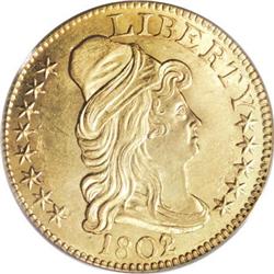 1802/1 $5 MS62 PCGS