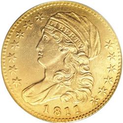 1811 $5 Small 5 AU Details NCS BD-2