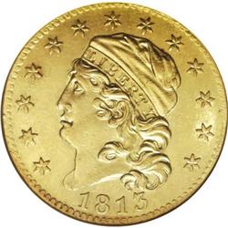 1813 $5 MS60 NGC
