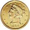 Image 1 : 1844-D $5 AU50 PCGS