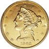 Image 1 : 1862 $5 AU58 PCGS