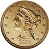 Image 1 : 1870-S $5 AU50 NGC