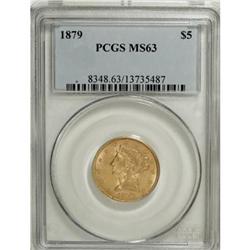 1879 $5 MS63 PCGS
