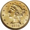 Image 1 : 1895 $5 MS65 NGC