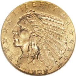 1909 $5 MS63 NGC