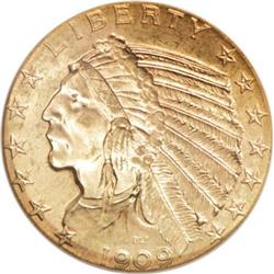 1909-D $5 MS64 NGC