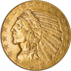 1909-D $5 MS64 ANACS