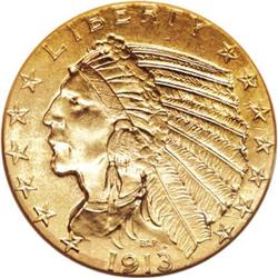 1913 $5 MS64 NGC