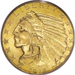 1915 $5 MS64 PCGS