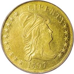 1797 $10 Large Eagle AU55 NGC