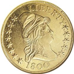 1800 $10 AU53 Details ANACS