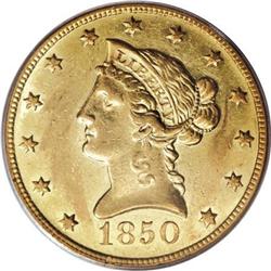 1850-O $10 AU50 PCGS
