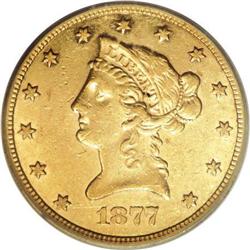 1877 $10 XF45 ICG
