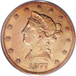 1877-CC $10 VF25 PCGS