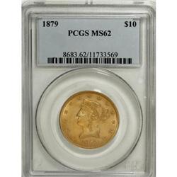 1879 $10 MS62 PCGS
