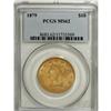 Image 1 : 1879 $10 MS62 PCGS