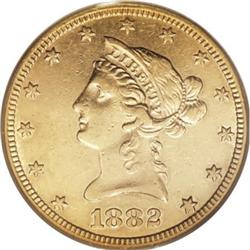 1882-CC $10 XF45 PCGS