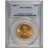 Image 1 : 1882-S $10 MS62 PCGS