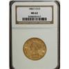 Image 1 : 1882-S $10 MS62 NGC