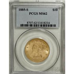 1885-S $10 MS62 PCGS