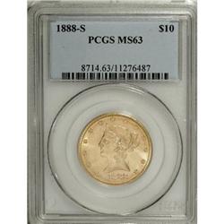 1888-S $10 MS63 PCGS