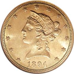 1894-O $10 MS63 NGC