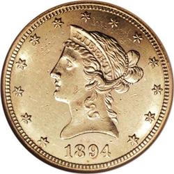 1894-S $10 MS60 NGC