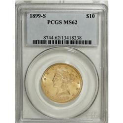 1899-S $10 MS62 PCGS