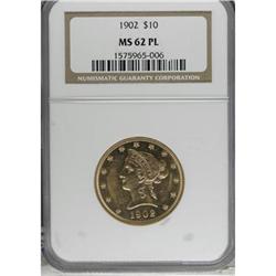 1902 $10 MS62 Prooflike NGC