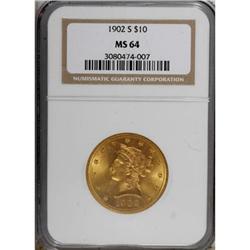 1902-S $10 MS64 NGC