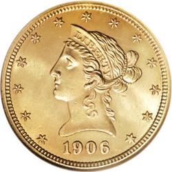 1906-D $10 MS66 NGC